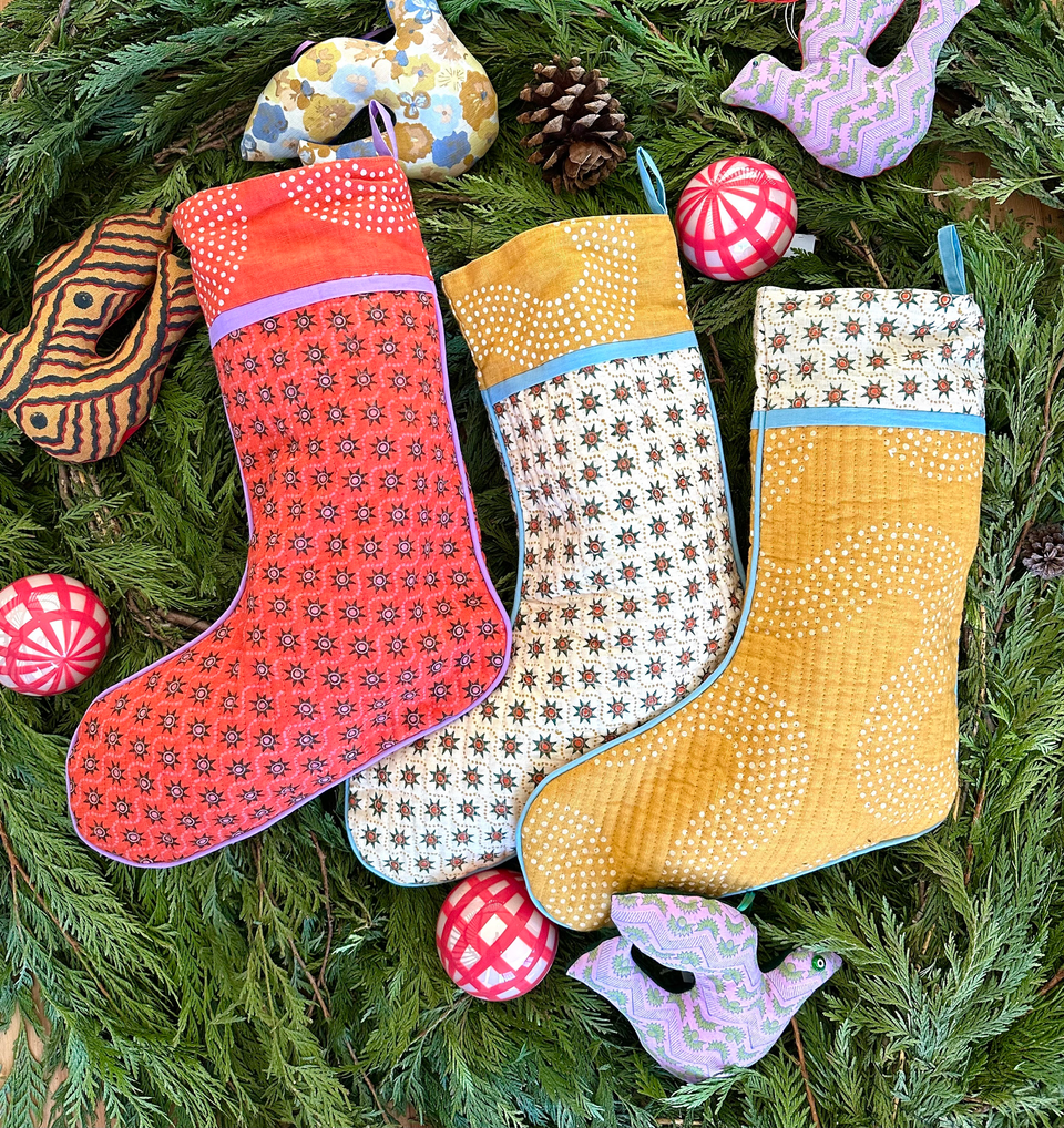 Lucky Star Stocking | Cream