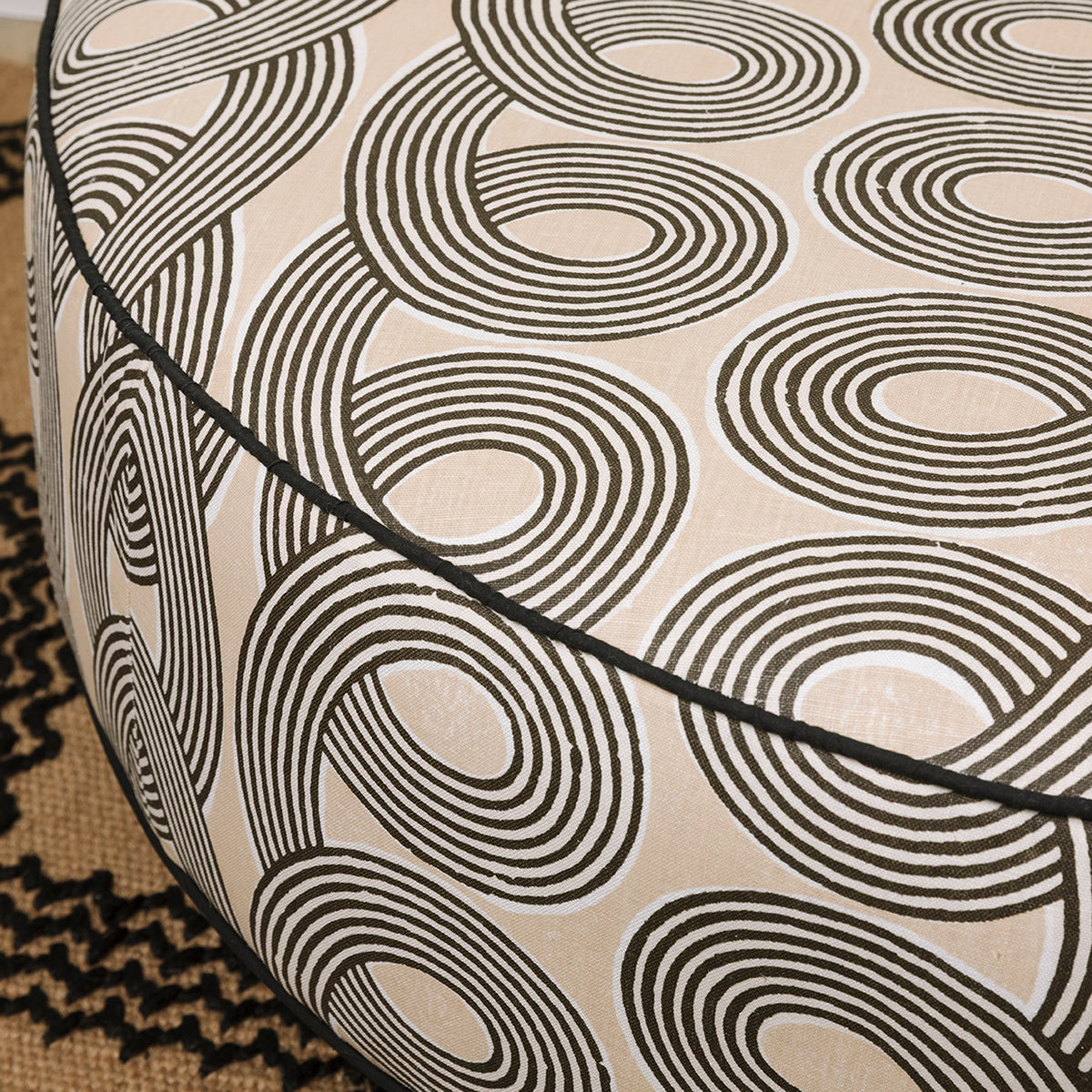 Loops Fabric Swatch | Licorice