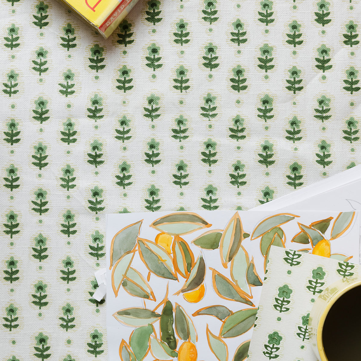 Periwinkle Fabric Swatch | Grass