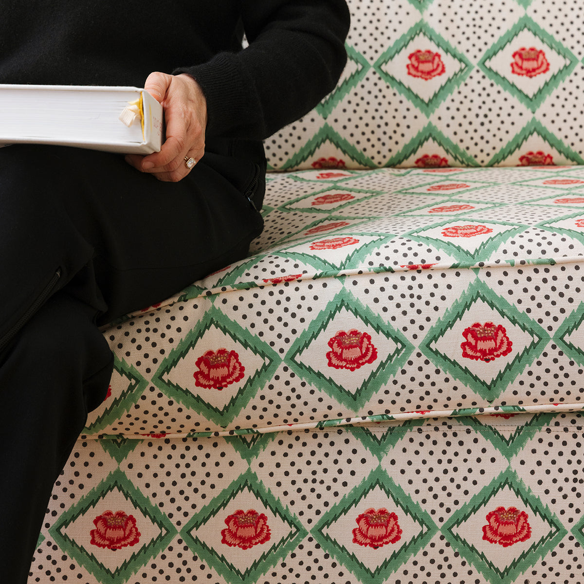 Peony Fabric | Cream