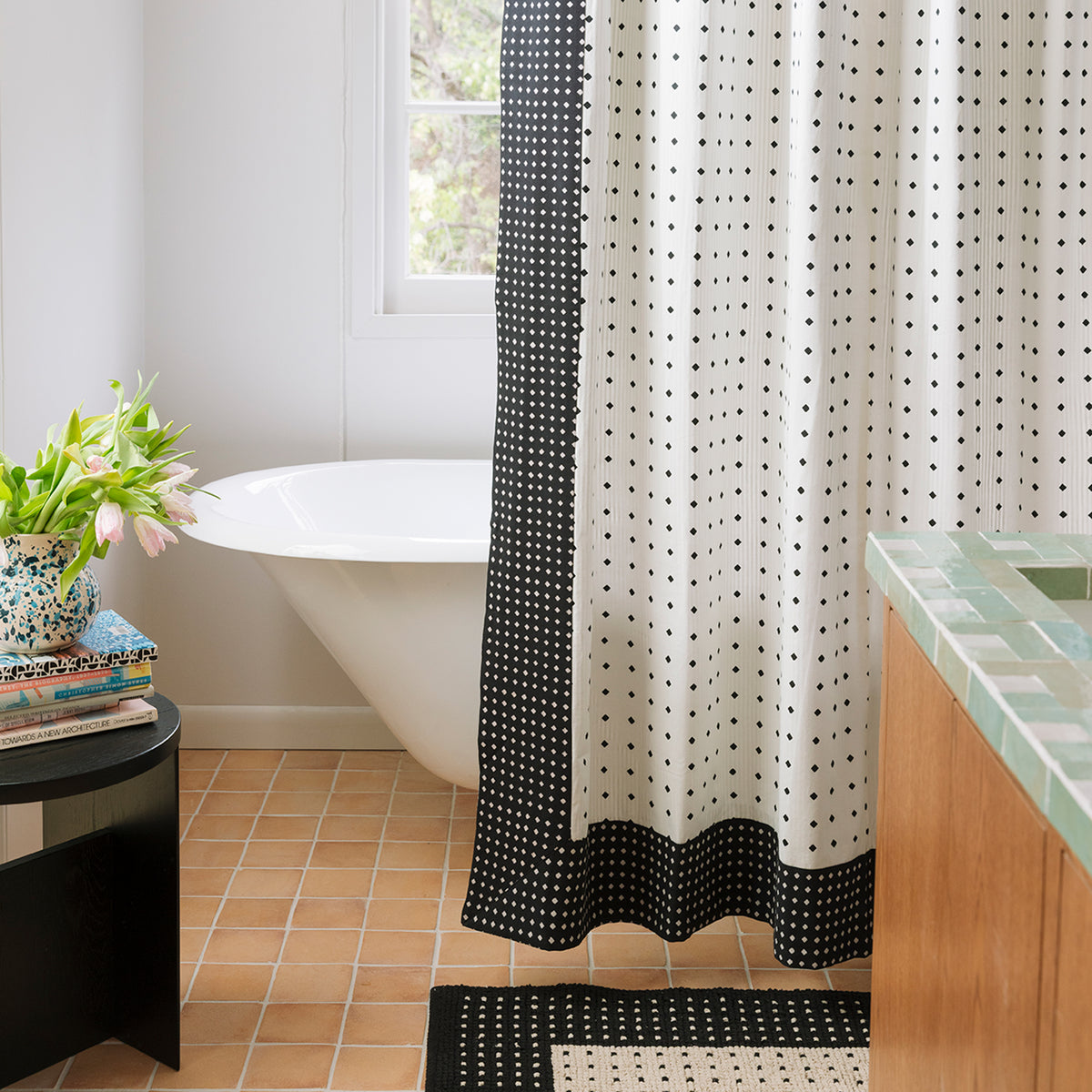 Diamond Shower Curtain