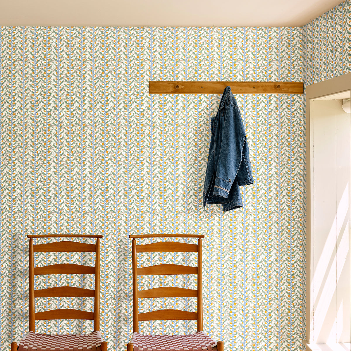 Berry Dot Wallpaper | Ochre