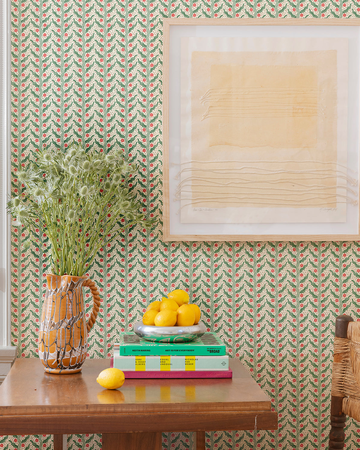 Berry Dot Wallpaper | Red