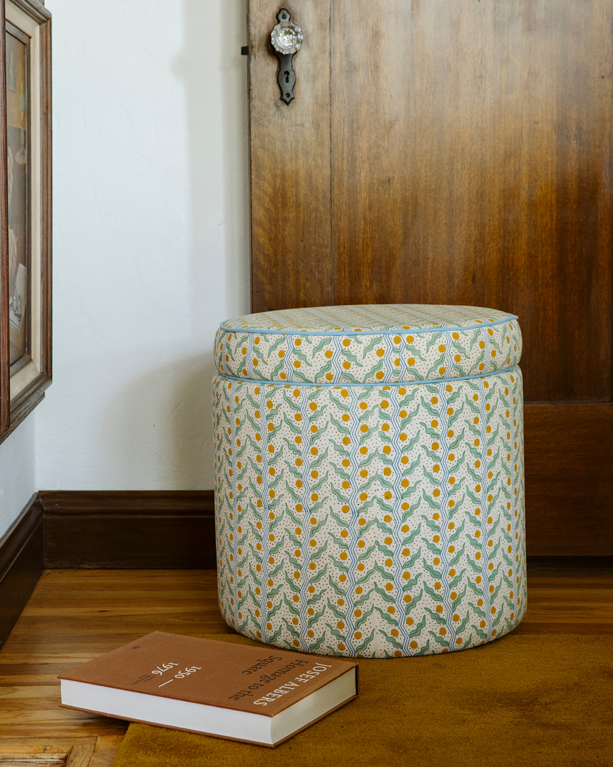 Berry Dot Fabric | Ochre