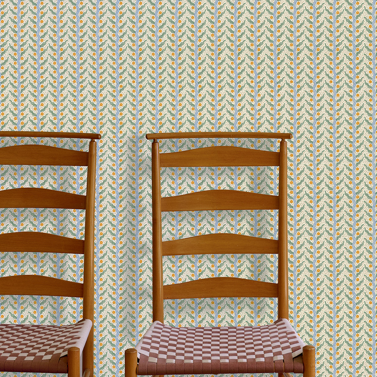 Berry Dot Wallpaper | Ochre