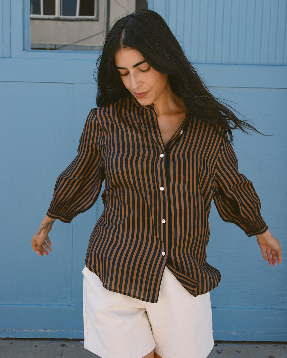 Alice Blouse | Tobacco
