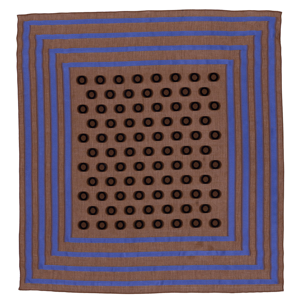 Omega Jacquard Silk Scarf