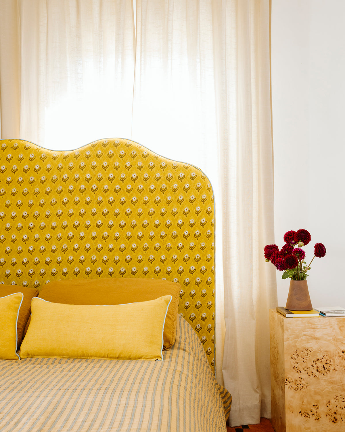 Carnations Fabric