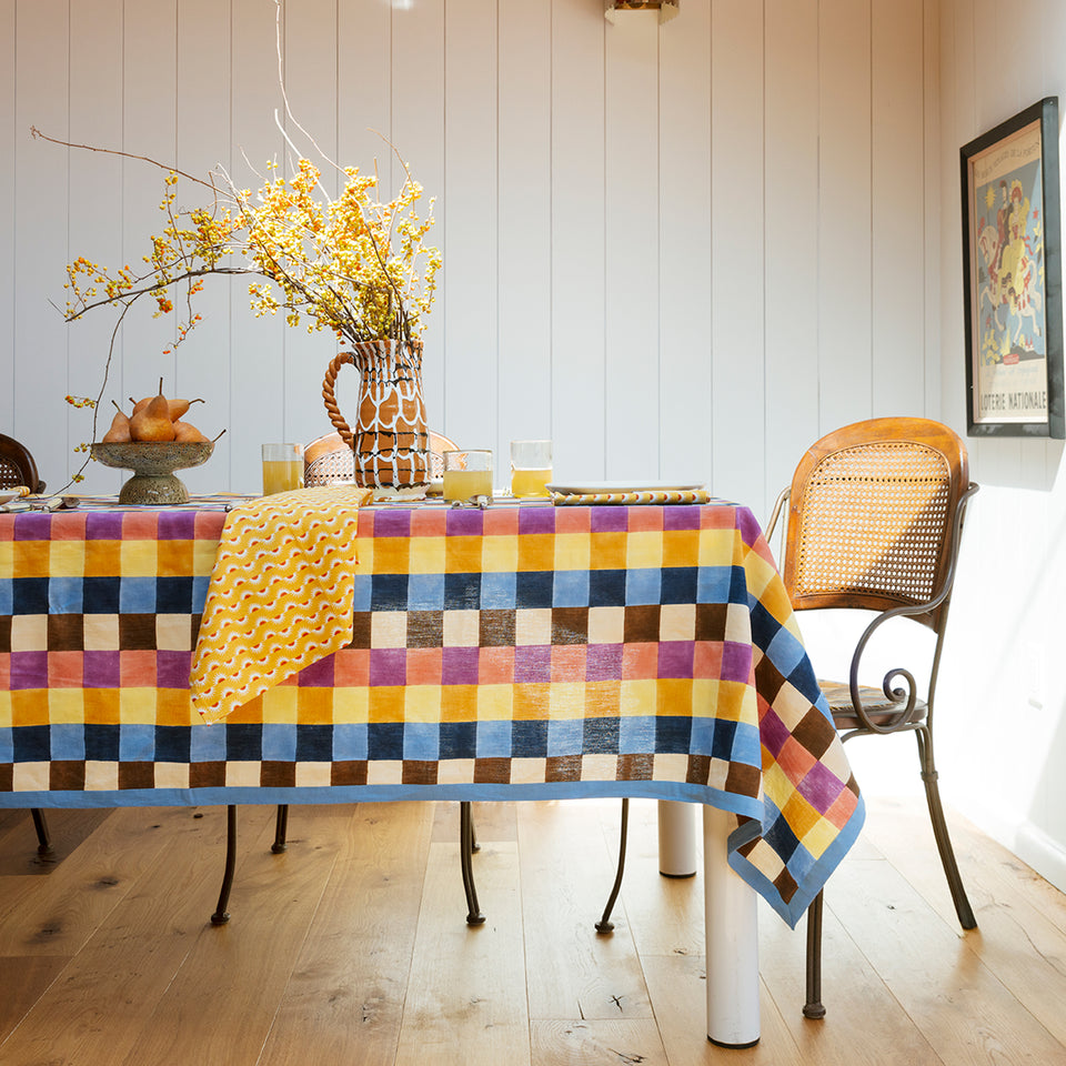 Checker Tablecloth