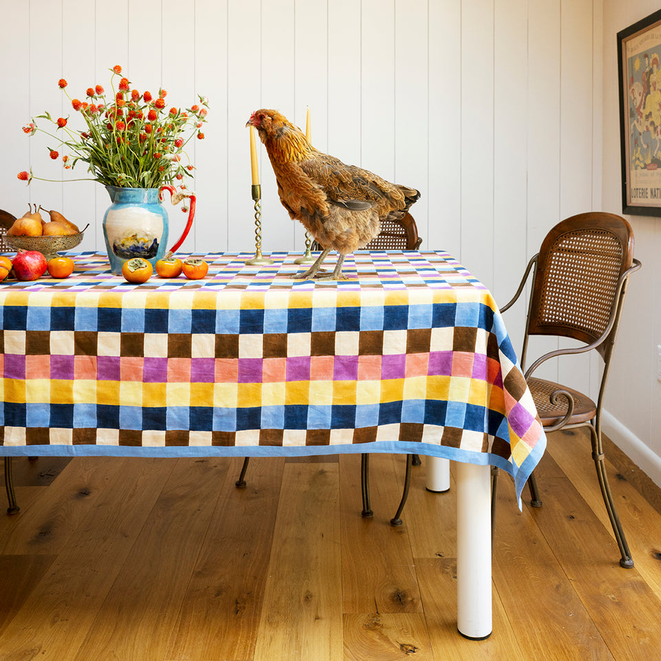Checker Tablecloth