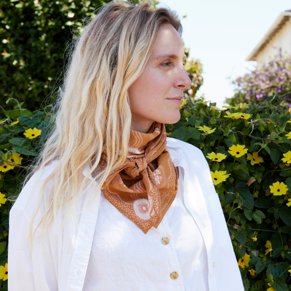 Cosmos Square Scarf | Floret Collection