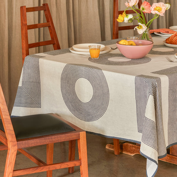 Crane Tablecloth | Flax – Block Shop