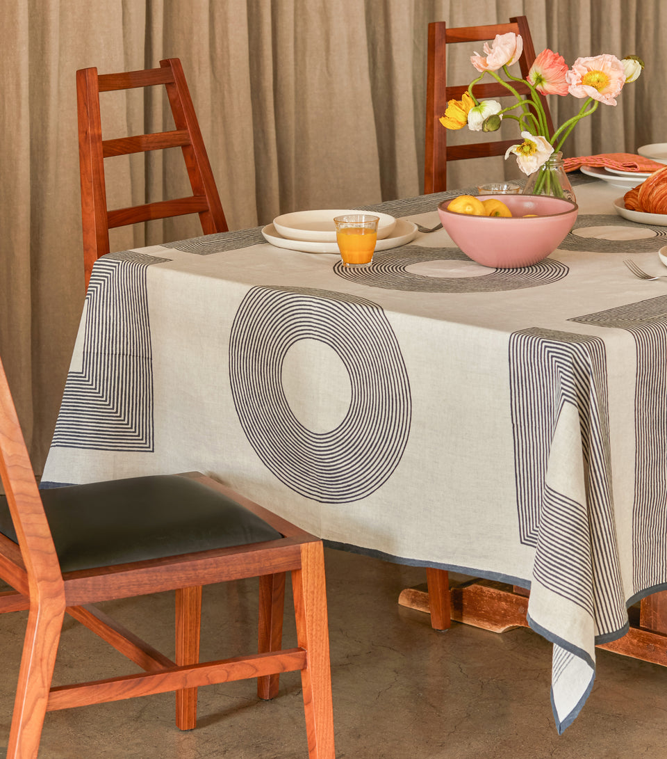Crane Tablecloth | Flax