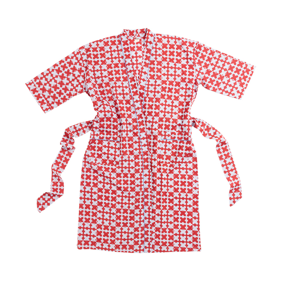 Cross Hatch Robe