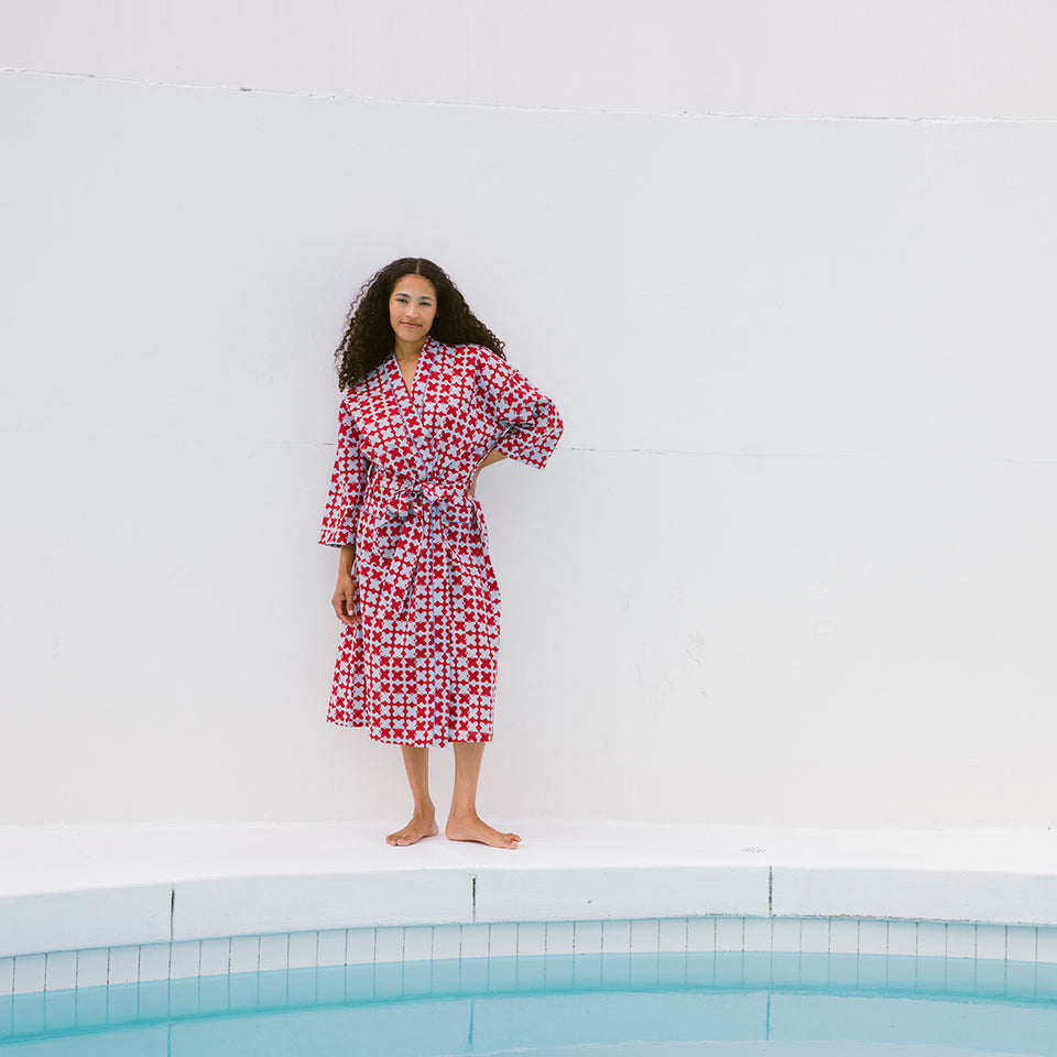 Cross Hatch Robe