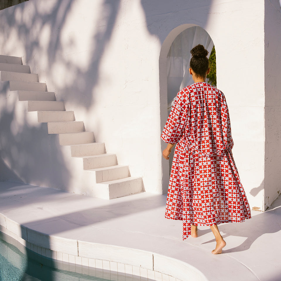 Cross Hatch Robe