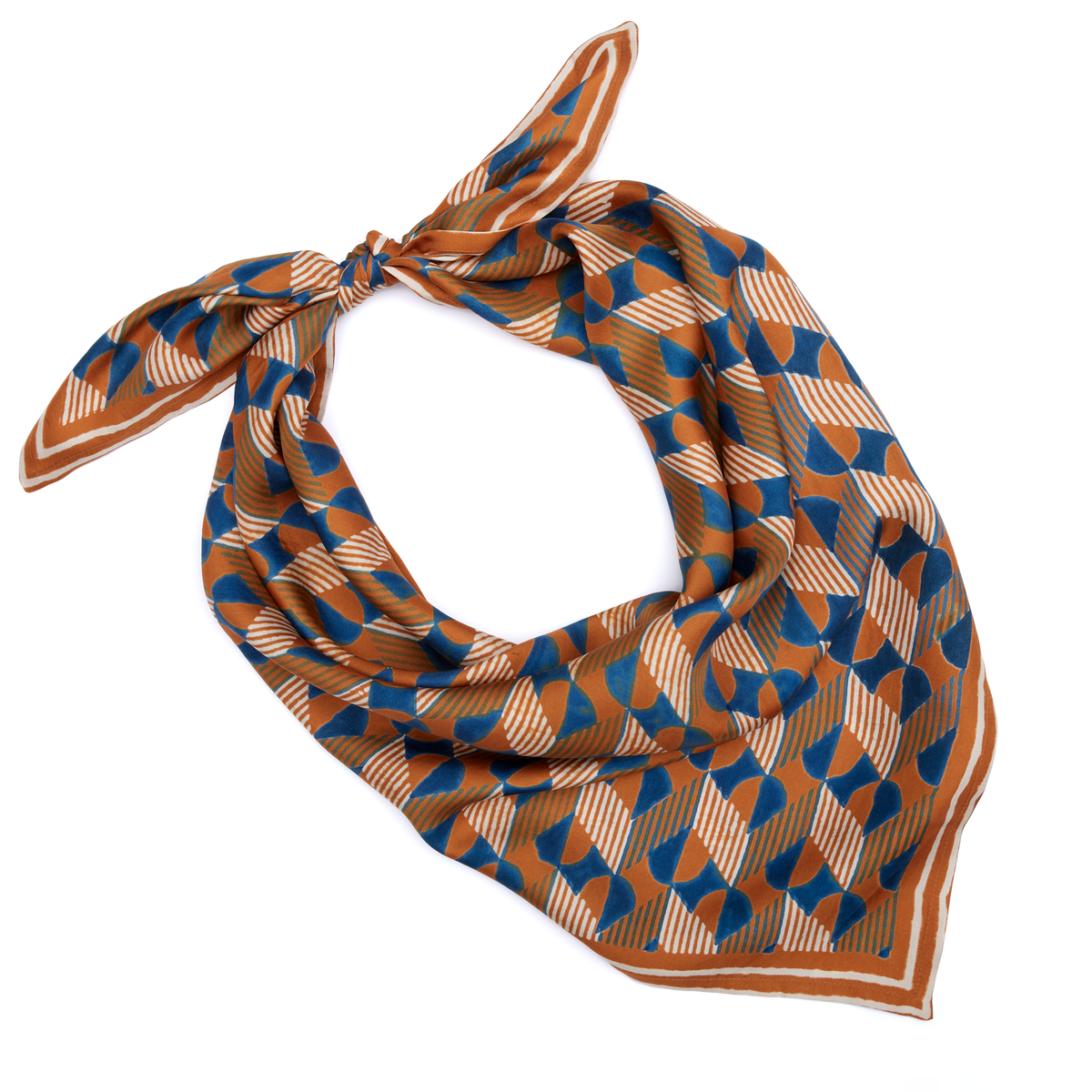 Dolomite Silk Scarf | Copper