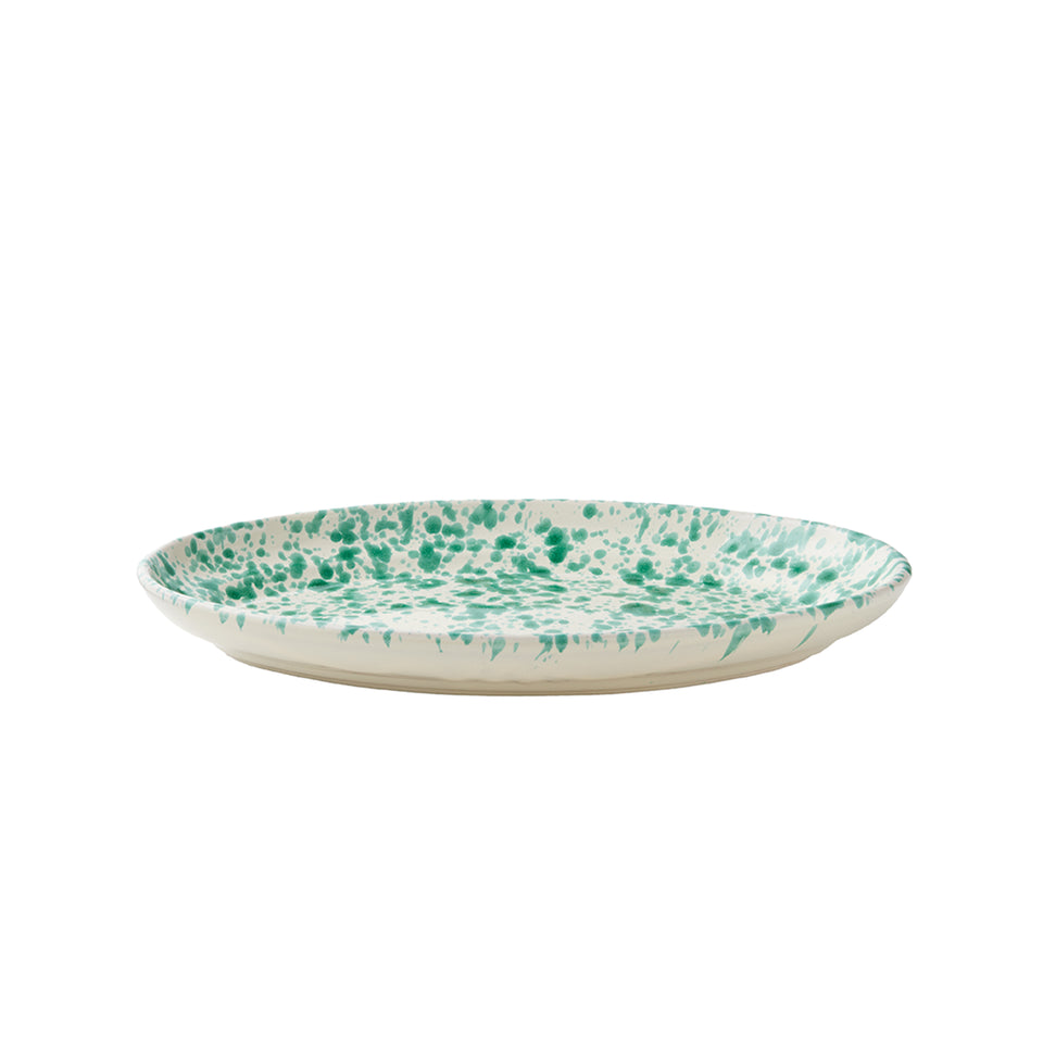 CNF Splatterware Oval Dish