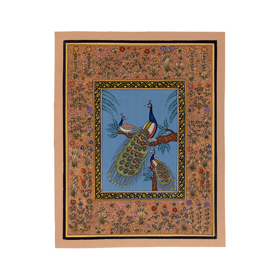 Peacocks | Miniature Painting