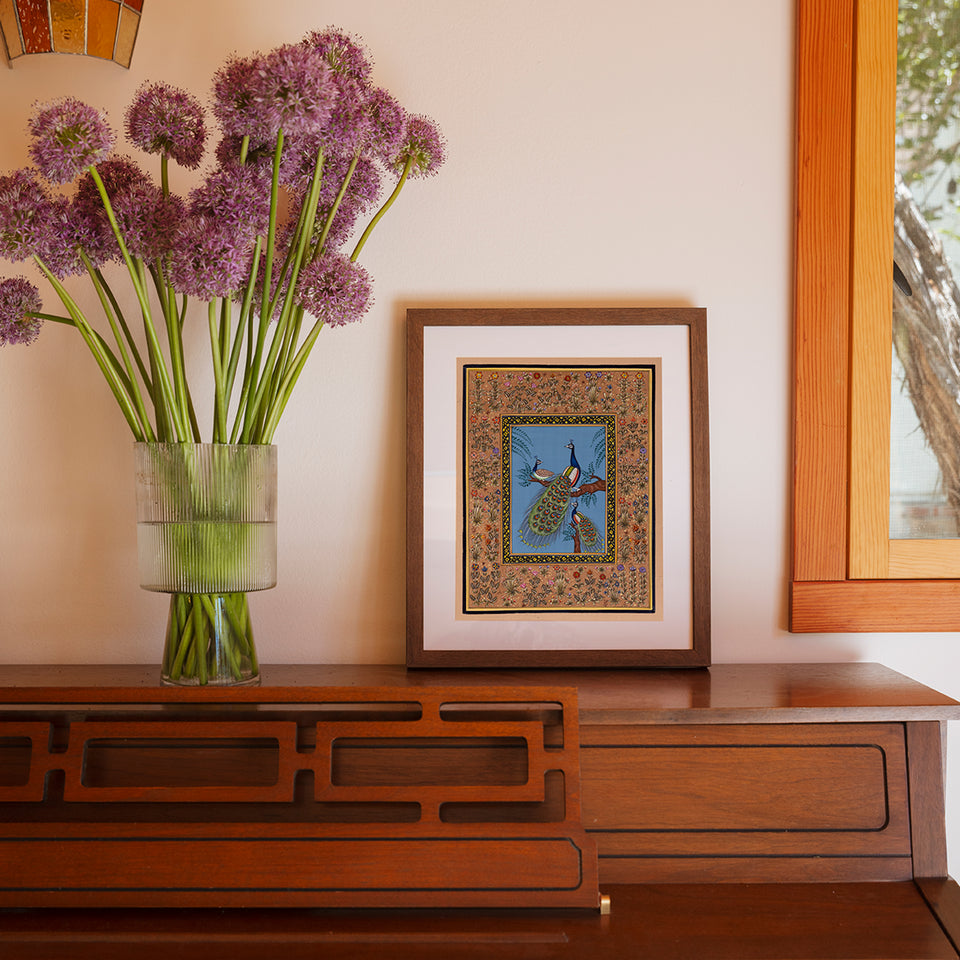 Peacocks | Miniature Painting