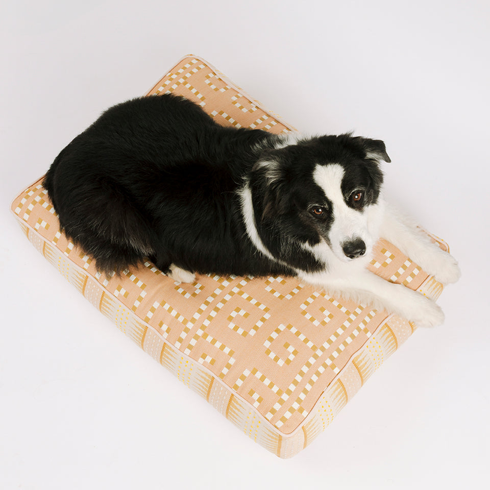 Peach Dog Bed