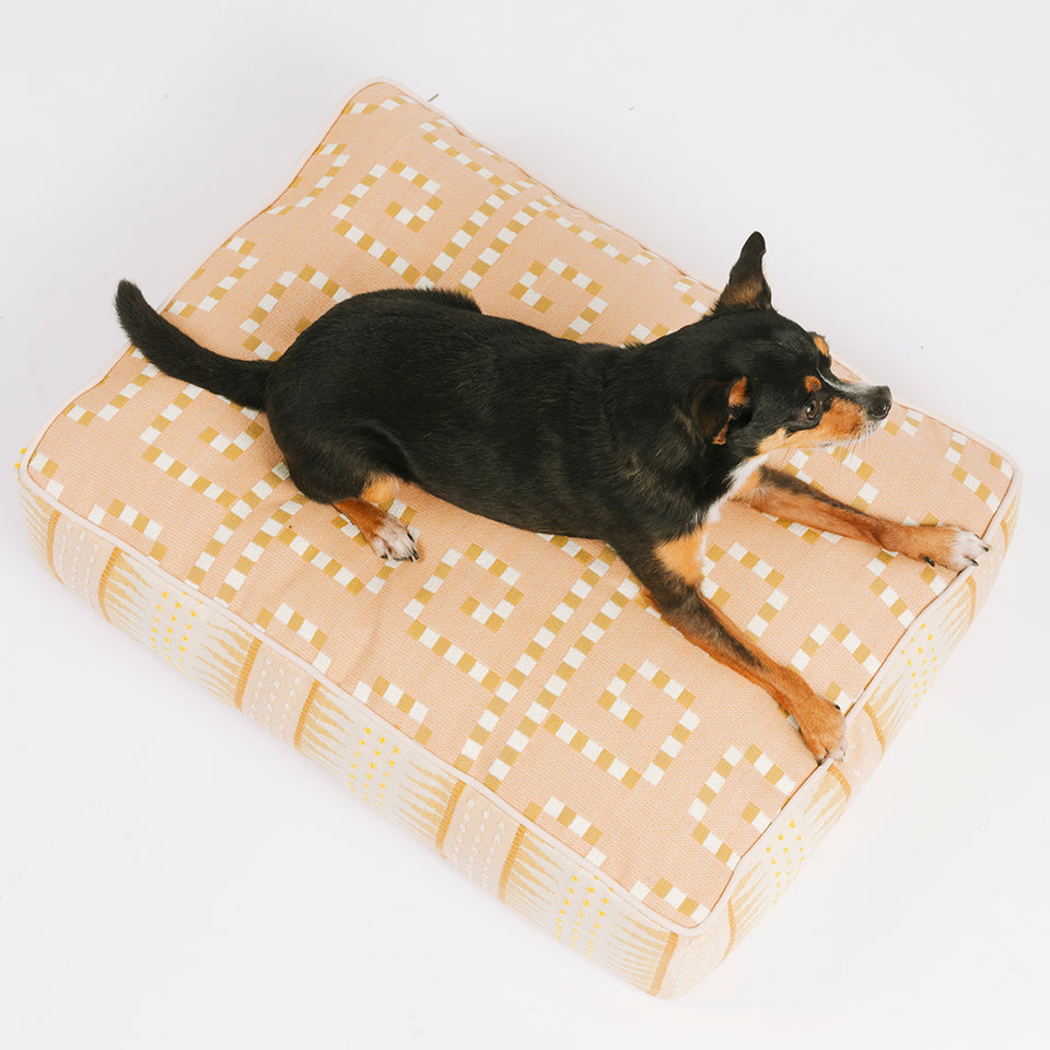 Peach Dog Bed