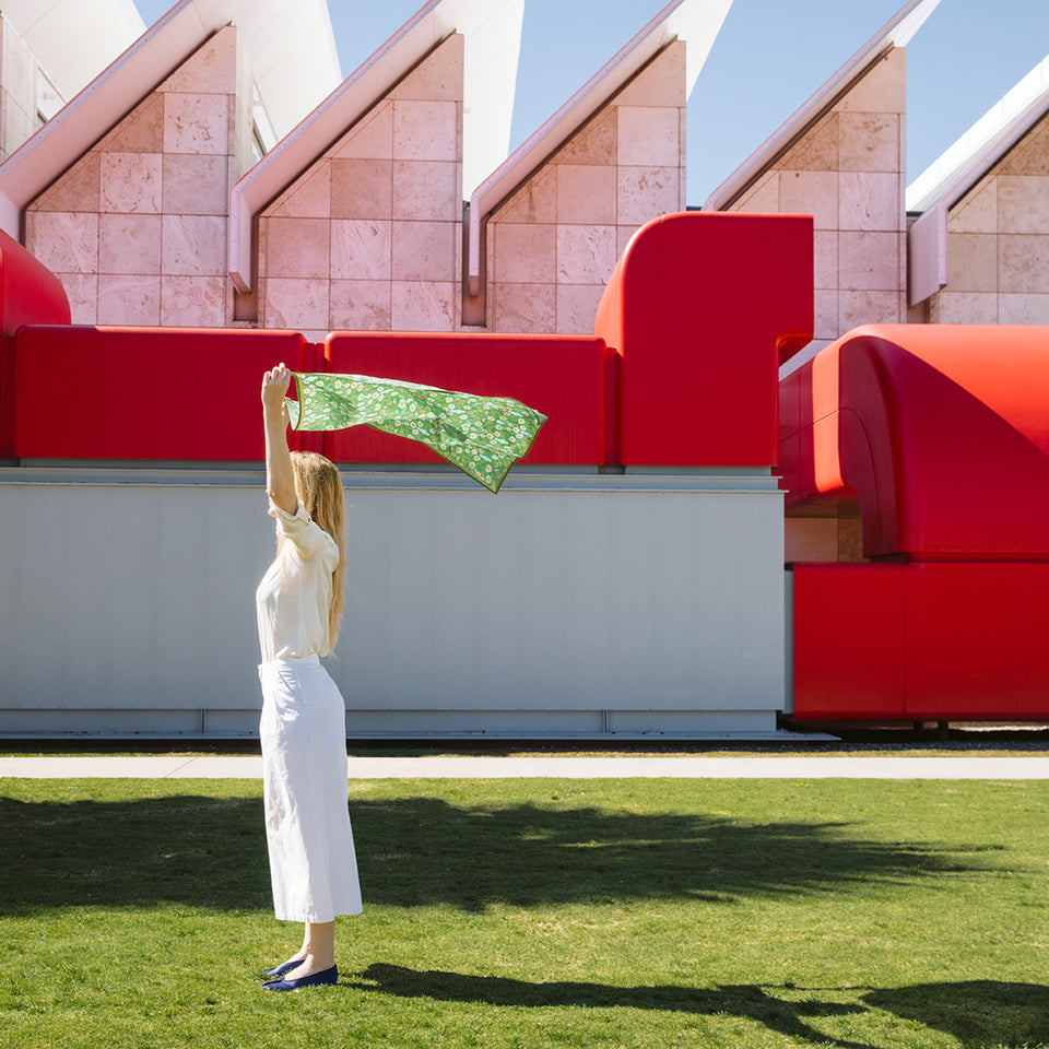 Emerald Morris Square Scarf