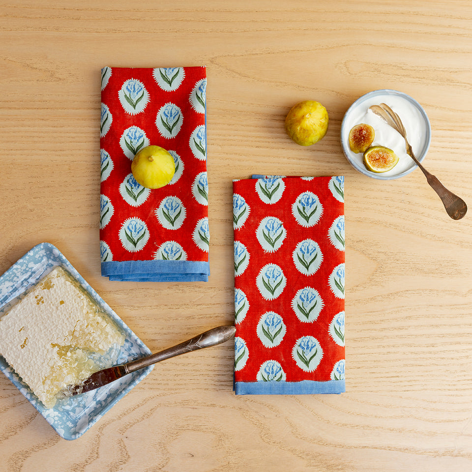 Scarlet Tiger Lily Napkin