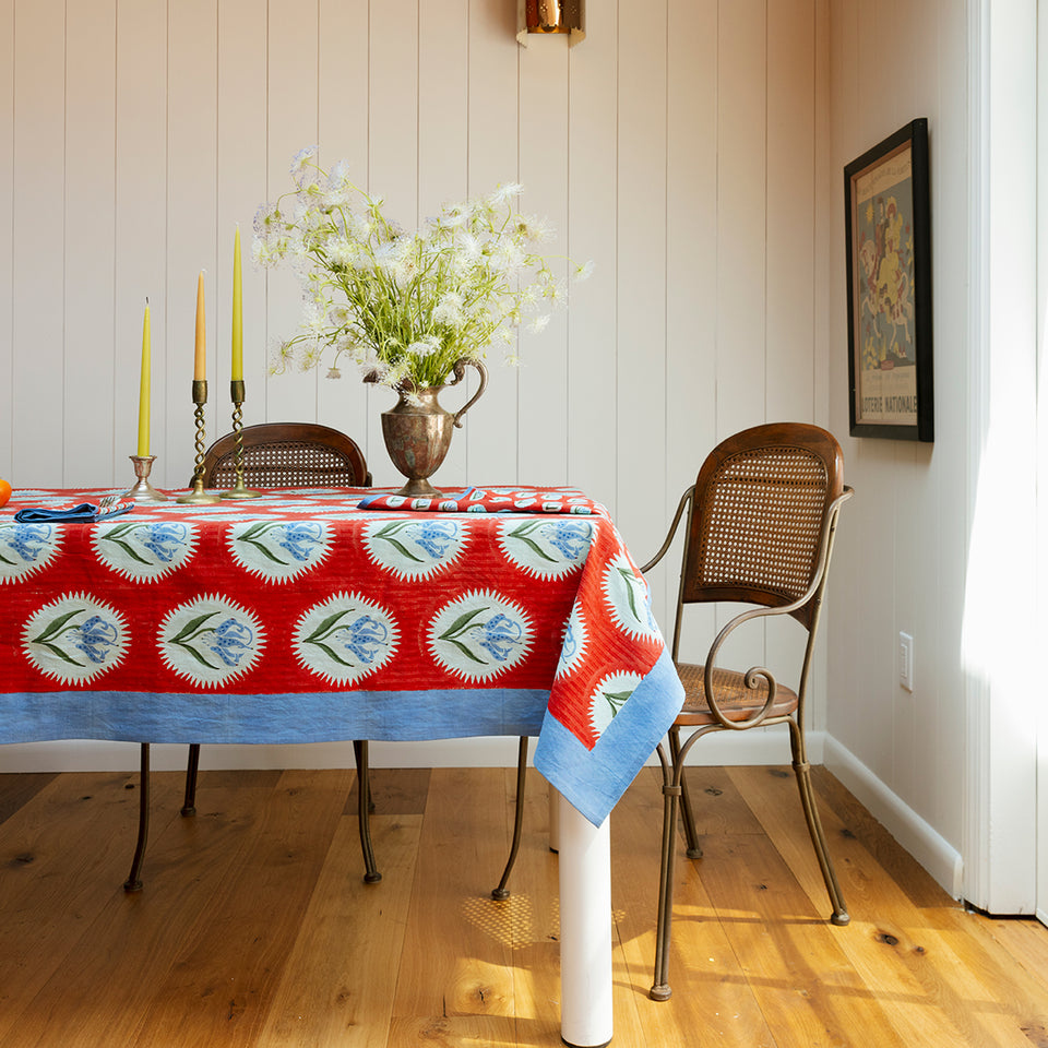 Scarlet Tiger Lily Tablecloth