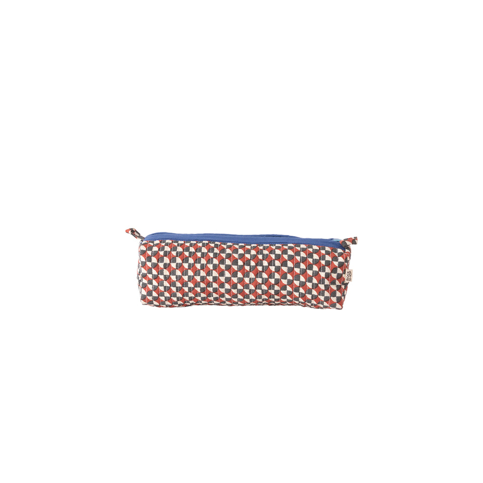 Medallion Travel Pouch | Crimson