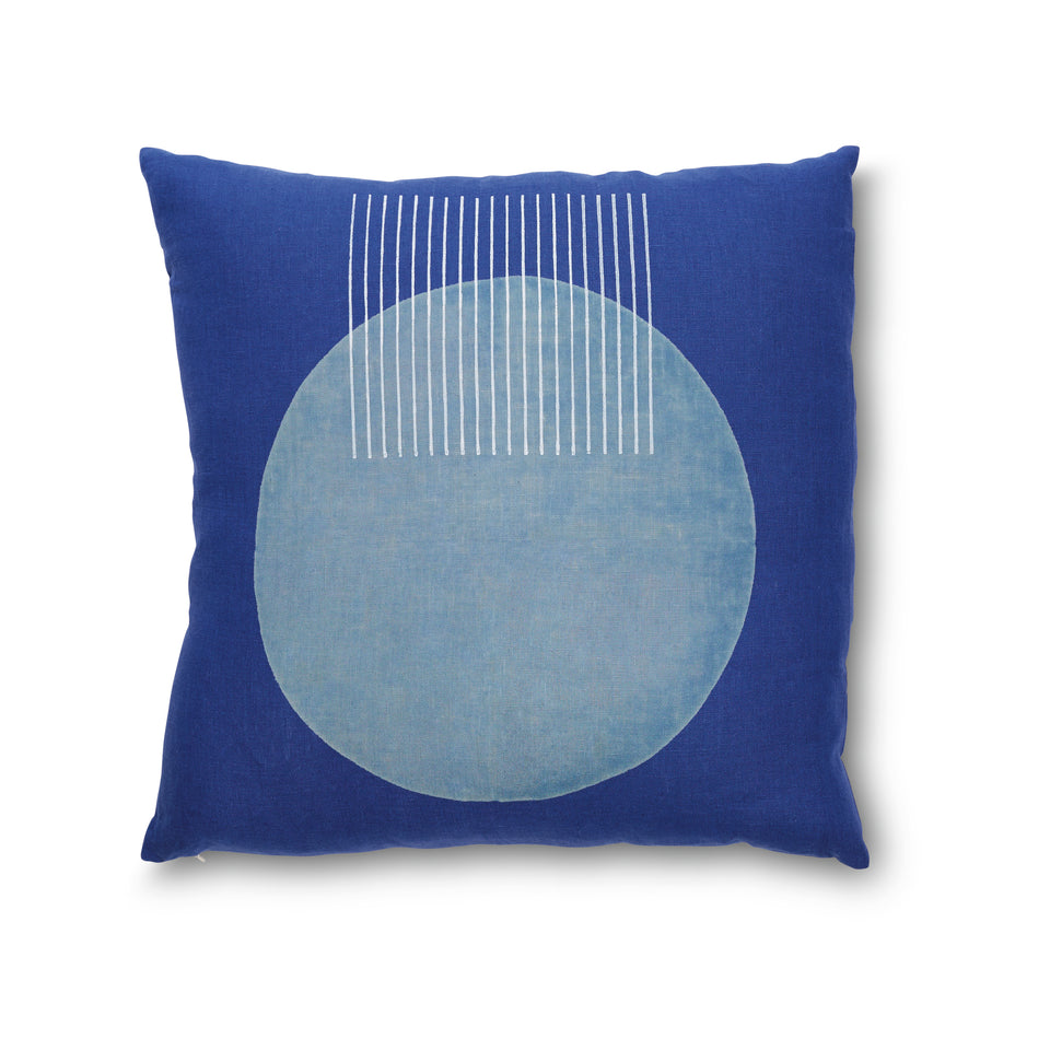 18" Metronome Pillow | Cobalt