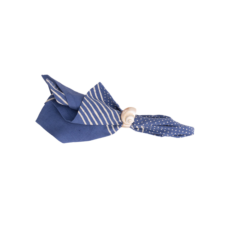 Inner Child Seashell Napkin Ring Set of 4