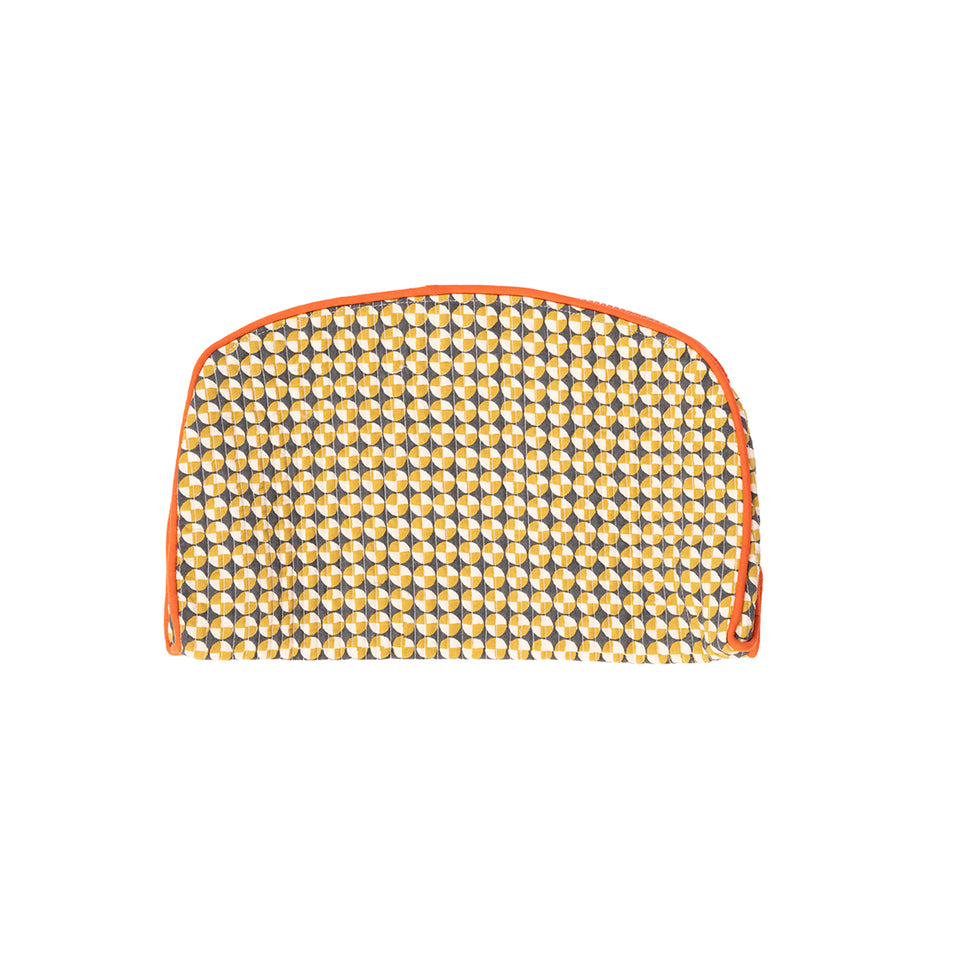 Medallion Travel Pouch | Ochre + Red - Large