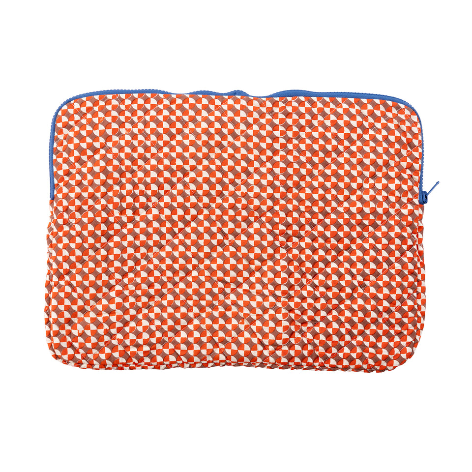 Medallion Laptop Case | Rust