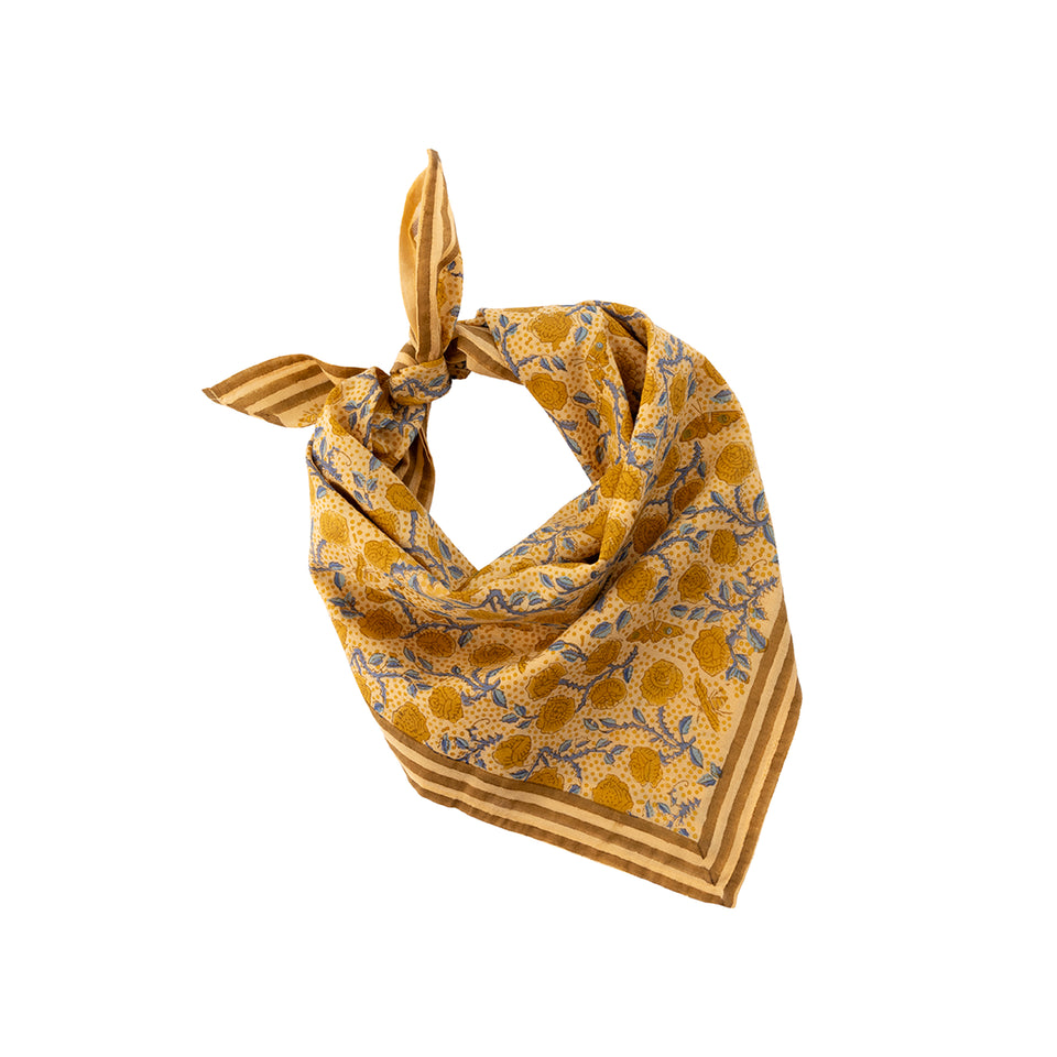Roses Bandana | Gold