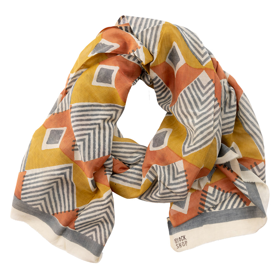 Diamondback Long Scarf | Desert
