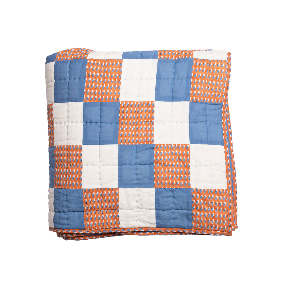 Kiki Quilt | Red, White + Blue