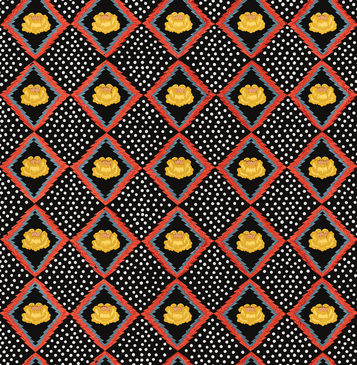 Peony Wallpaper Sample | Onyx