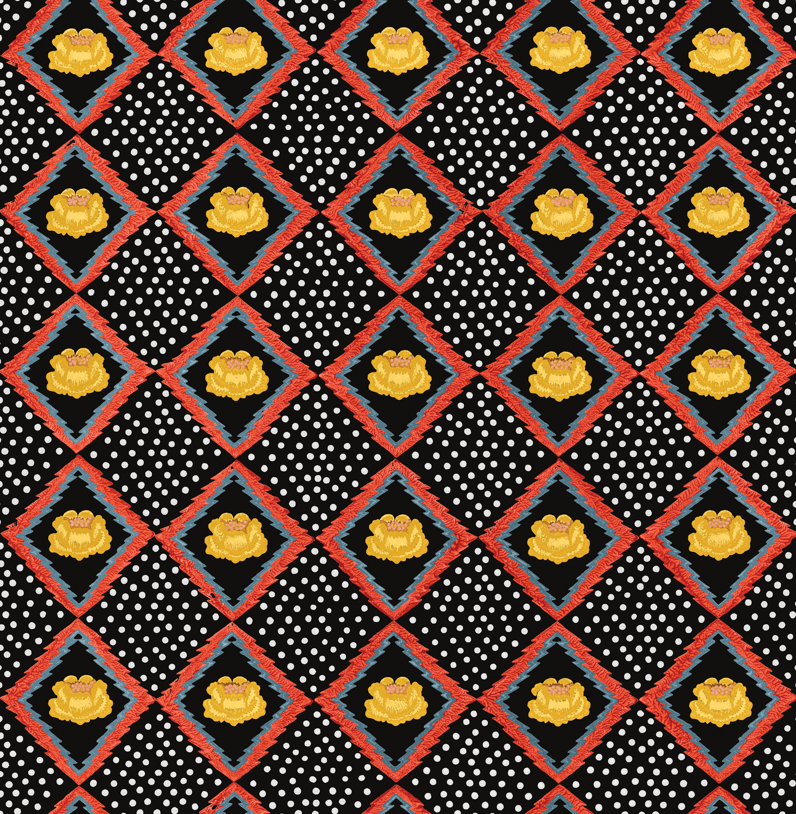 Peony Wallpaper | Onyx – Block Shop