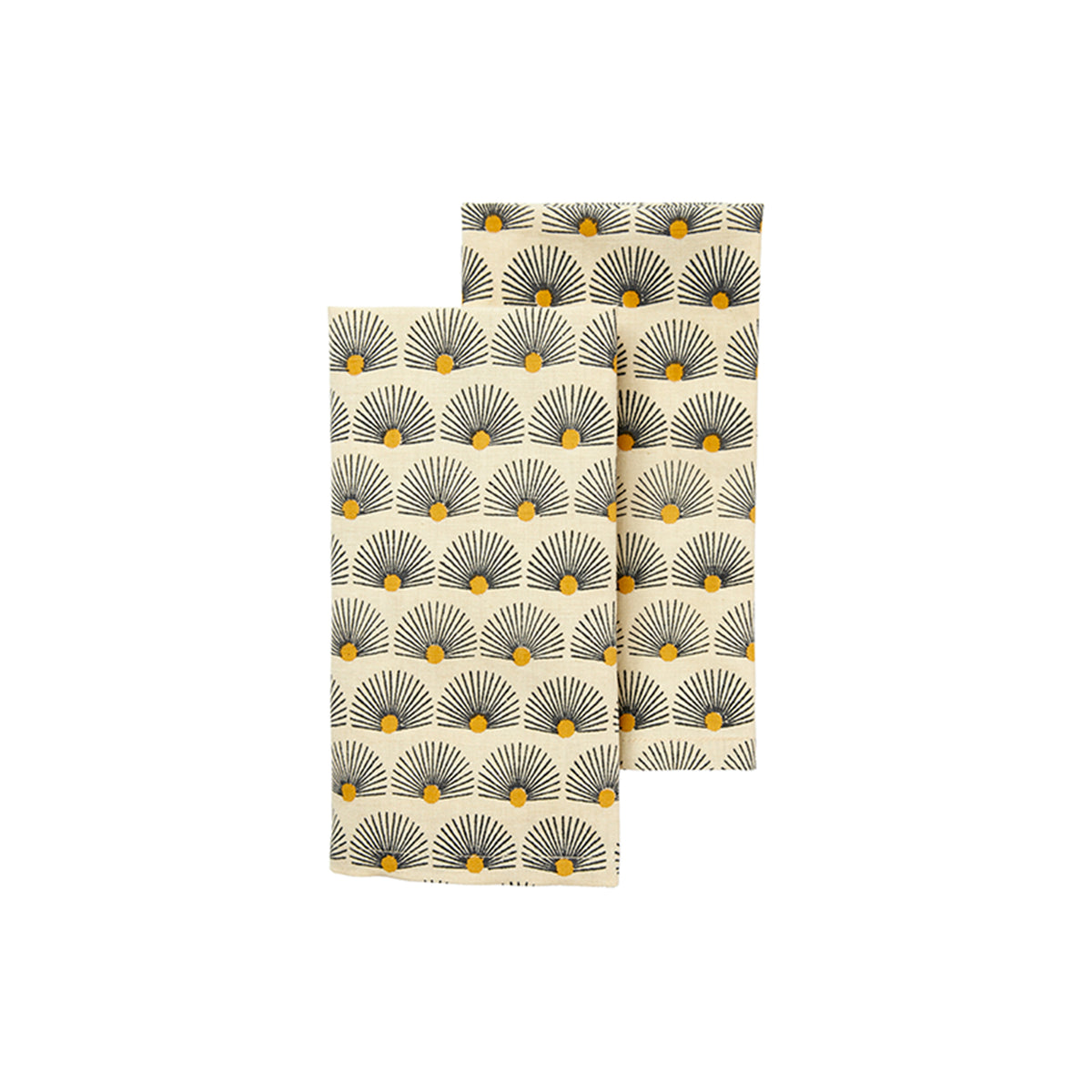 Peacock Napkin | Ochre