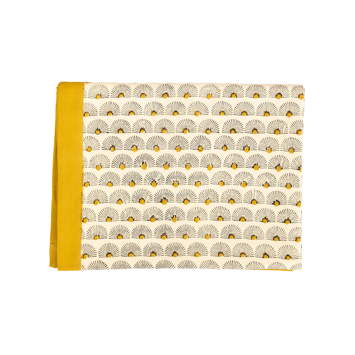 Peacock Tablecloth | Ochre