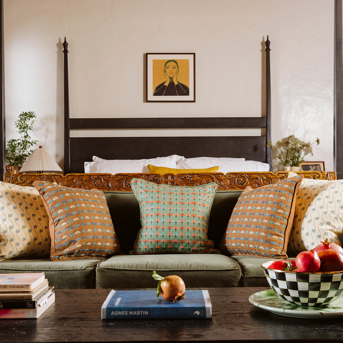 Cornflower Pillow | Forest