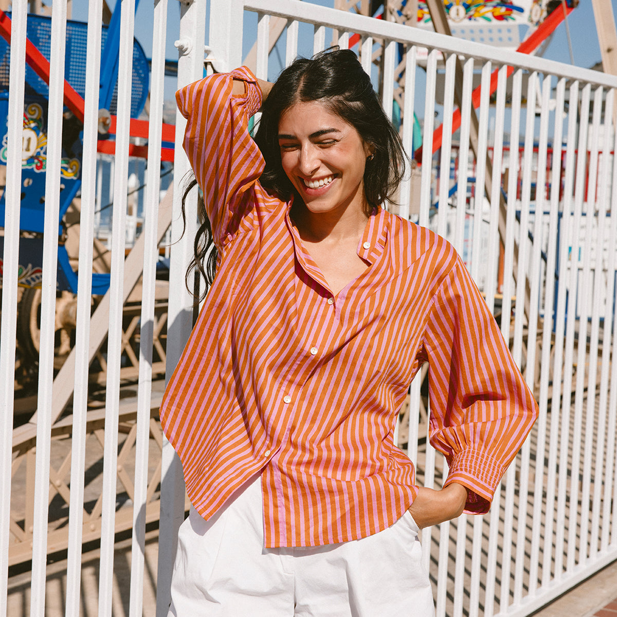 Alice Blouse | Peach