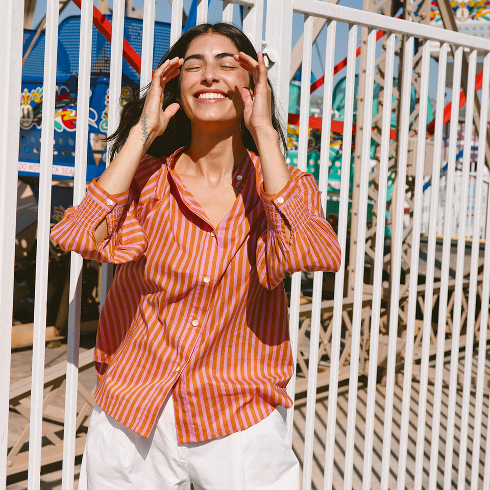 Alice Blouse | Peach