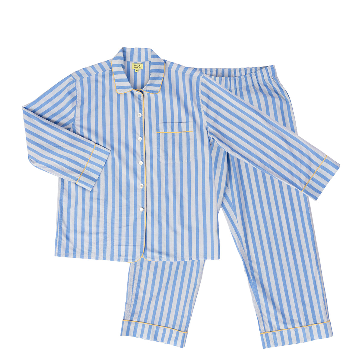 Beau Stripe Pajama Set | Sky