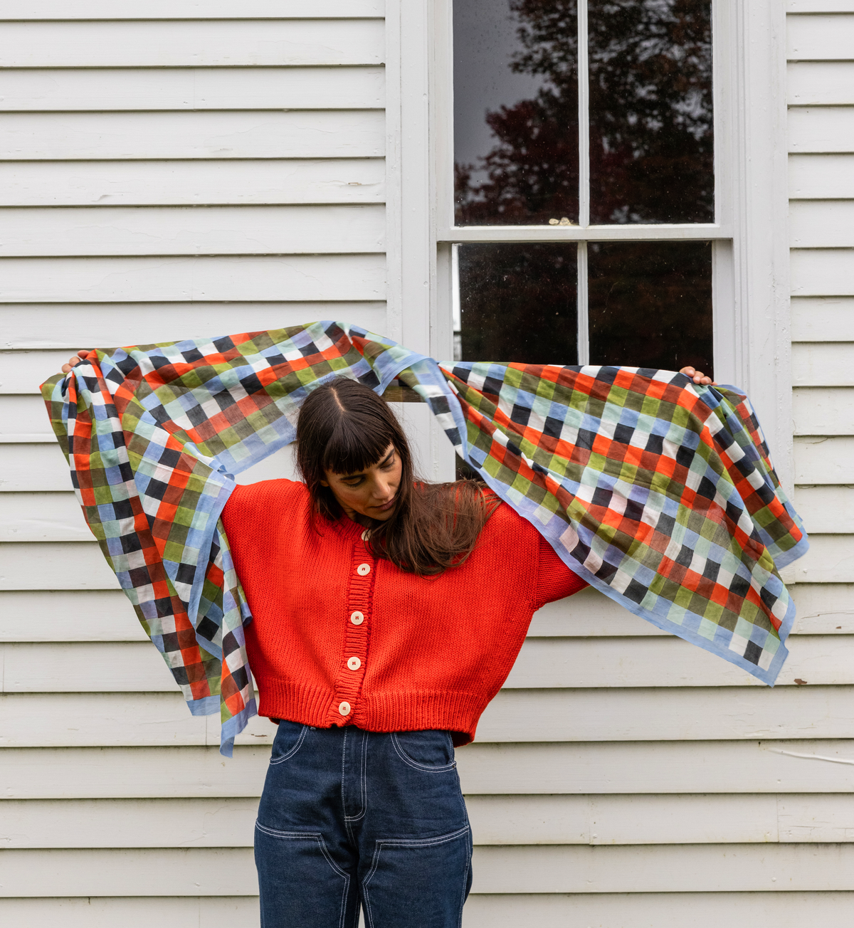 Primary Split Bars Long Scarf