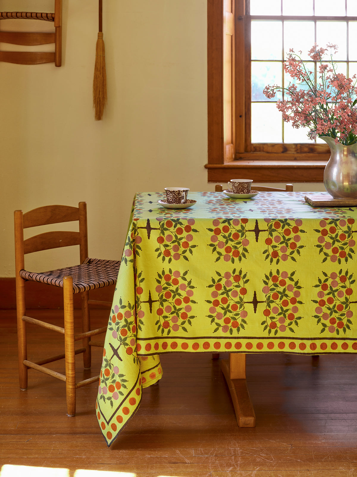 Tree of Life Tablecloth | Chartreuse