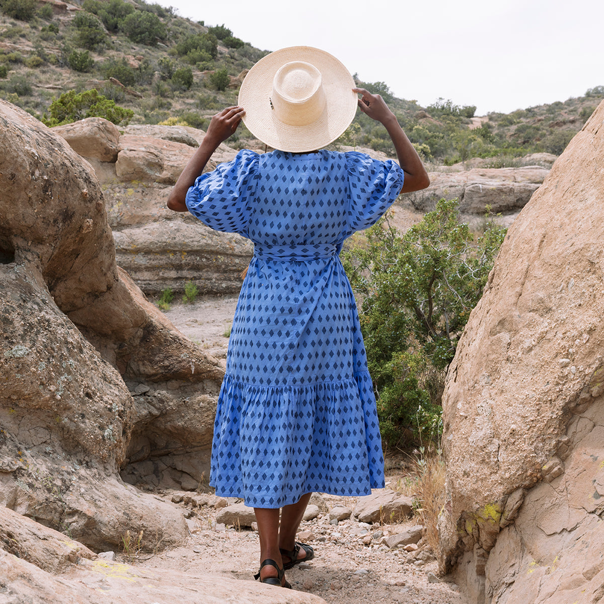 August Dress | Sapphire