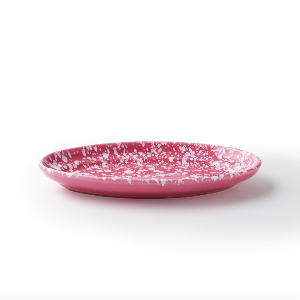 CNF Splatterware Oval Dish