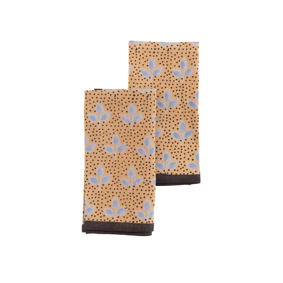 Flaming Leaf Napkin | Nutmeg